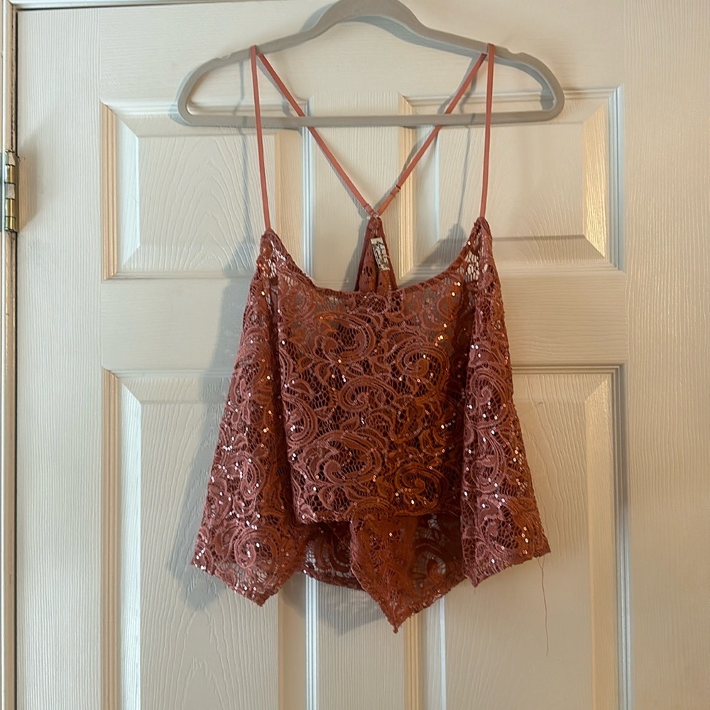 FP Intimately sequin tank